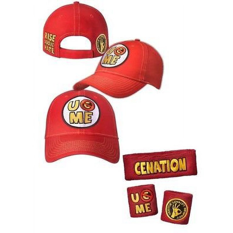 WWE John Cena Blue/Red Now U C Me Baseball Cap - Adjustable