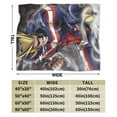 thumbnail image 3 of My Hero Academia Blanket, Anime Throw Blanket For Couch Sofa Bed, Soft Cozy Lightweight Warm Flannel Blanket, Home Decor, Anime Gifts For Boys Girls Kids Teens, 80"X60", 3 of 9
