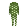thumbnail image 4 of Gytharion Flannel Pajama Sets for Women Winter Soft Cozy Plush Thermal Sleepwear Outfits Cute Star Print Crew Neck Fuzzy Top and Pants Loungewear Sets 2 Piece Pj Sets with Pockets, 4 of 4