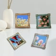 thumbnail image 3 of Flmtop Photo Frame Nordic Style Embossment Handmade Photo Backdrop Resin INS Retro Mini Picture Display Stand Photography Prop, 3 of 11