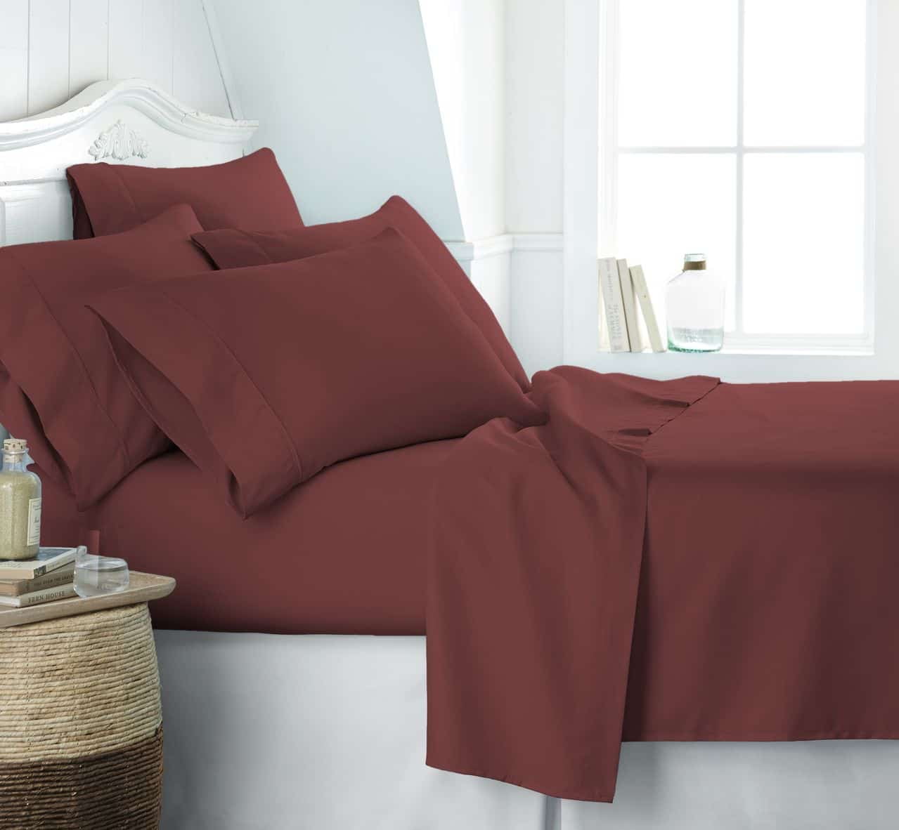 Oake Bedding Camel NEW $70 SOLID 500TC Twin Fitted Sheet