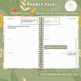 thumbnail image 4 of Academic Planner 2026-2027 Calendar Notebook(Jul.2026-Jun.2027,6.3"x8.5") Weekly Monthly Planner for Women Men 2026-2027 Planner Supplies-Flower, 4 of 7