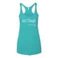 thumbnail image 2 of Wild Bobby, Ain't I Though? Sojourner Truth 1851, Tri-Blend Racerback Tank Top, Tahiti Blue, Medium, 2 of 3