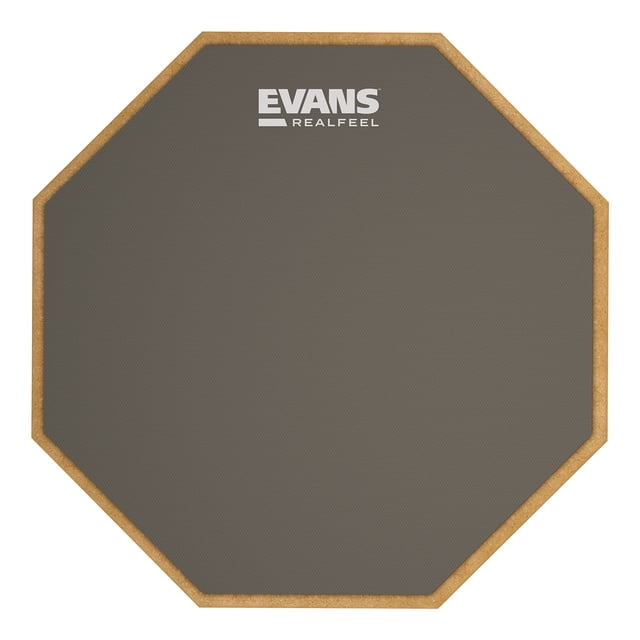 Drum Practice Pad Evans RealFeel, goma de mascar, soporte de 18 cm
