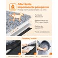 thumbnail image 3 of Cama para Perros, Funda Protectora para Sofá, 80 x 75 x 16 cm, Tela de Felpa, M, para Perros Pequeños y Medianos,Gris Ombré, 3 of 5