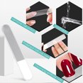 thumbnail image 4 of Set de 3 limas de uñas de vidrio - Set de regalo hecho a mano - Lima de uñas lavable de doble cara - Lima de uñas de cristal para uñas naturales, 4 of 6