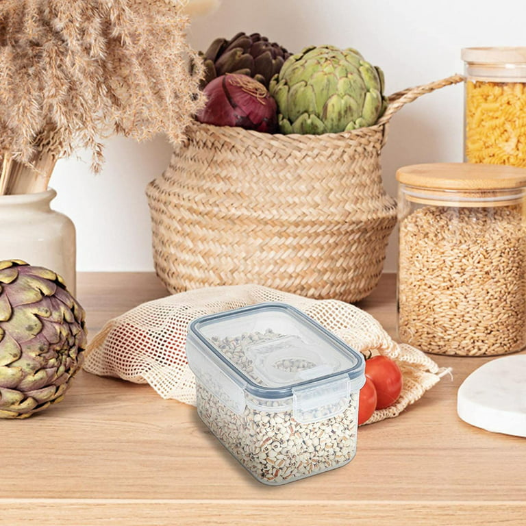 CHEFSTORY 50oz Airtight Glass Jars with Lids, 3 PCS Food Storage