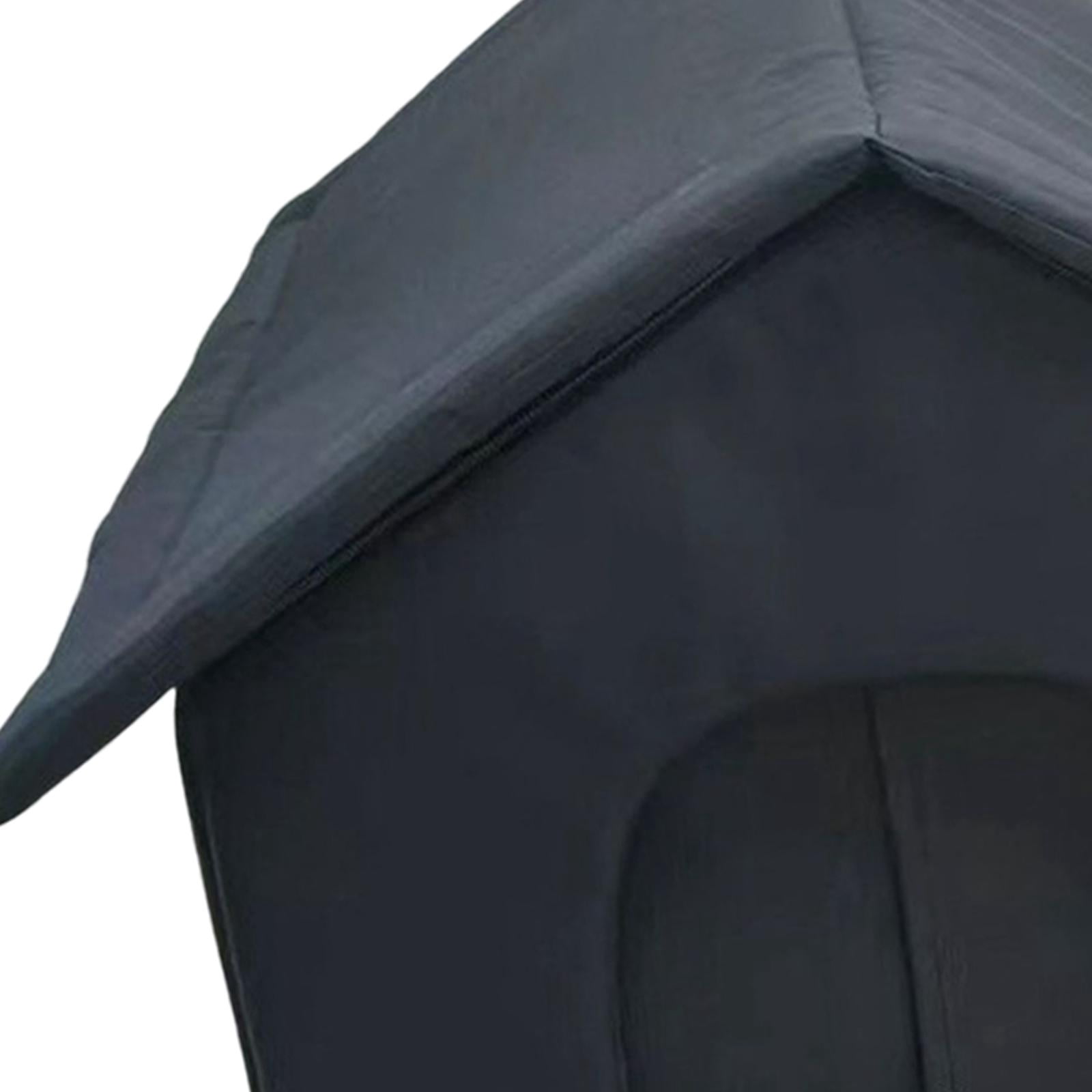 Oxford Cloth Stray Cats Shelter Weatherproof Dog Kennel Pet Supplies Furniture Bed Cave Portable Outdoor Feral Cats Warm House for Winter 40cmx35cmx40cm