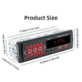 thumbnail image 2 of Wireless Car Radio Receiver with USB AUX MP3 Player for Hands-Free Calling, 2 of 7