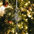 thumbnail image 4 of WMGHA Acrylic Christmas Ornaments Ballerina Dancer Ballet Decor Crystal Snowflake Hanging Ornaments Clear Dance Decorative Set for Xmas Tree Winter Nutcracker Decoration, 4 of 8