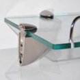 thumbnail image 4 of Glass Shelf Wall Brackets, 2 Adjustable Wall Mounted Glass Clamps with 4 Screws, Smooth and Stable, 3-10mm Thick Glass, for Shelves and Chair Corners, 4 of 5
