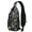 Floral Garden P, variant on Fairy Tale Mushroom Sling Bag, Lightweight Crossbody Daypack with Trippy Fungi Print, Perfect for Nature Walks, Daily Commutes, and Hiking