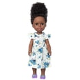 thumbnail image 2 of Toys 50% Off Clearance!Tarmeek Baby Doll Toys for Girls Age 3 4 5 6 7 Years Old,13.8Inch Black African Black Baby Cute Curly Black Baby Dolls Toy Birthday Gifts for Kids, 2 of 4