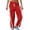 Red, variant on GPOECD Womens Pants Casual Loose Fit Drawstring Trousers with Contrast Side and Pockets Street Style Drawstring Pants Women Purple,XXXL