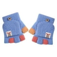 thumbnail image 2 of Dyfzdhu Kid Winter Gloves Children Stretchy Warm Gloves Boys Or Girls Knit Gloves Blue, 2 of 4