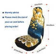 thumbnail image 4 of Vsdgher Moonlit Golden Tree Peacock Automotive Seat Covers for Cars Trucks and SUVs – Car Seat Covers for Truck Seat Protectors Set of 2, 4 of 7