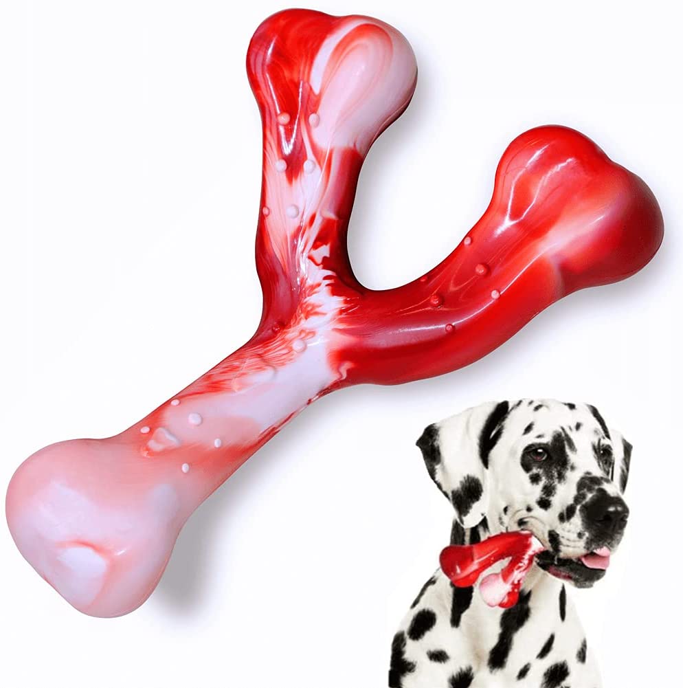wishbone dog chew toy