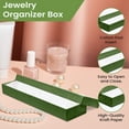 thumbnail image 6 of Novel Box 12 Pack Green Cardboard Cotton Filled Jewelry Gift Boxes 8x2x0.87 Inches with Lids, 6 of 7