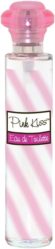 PB ParfumsBelcam Pink Kiss Eau de Toilette Spray for Women, Sweet & Playful Perfume, Light Fragrance, 1.7 fl oz
