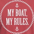 thumbnail image 3 of CafePress - My Boat, My Rules T Shirt - Mens Comfort Colors Shirt, 3 of 5