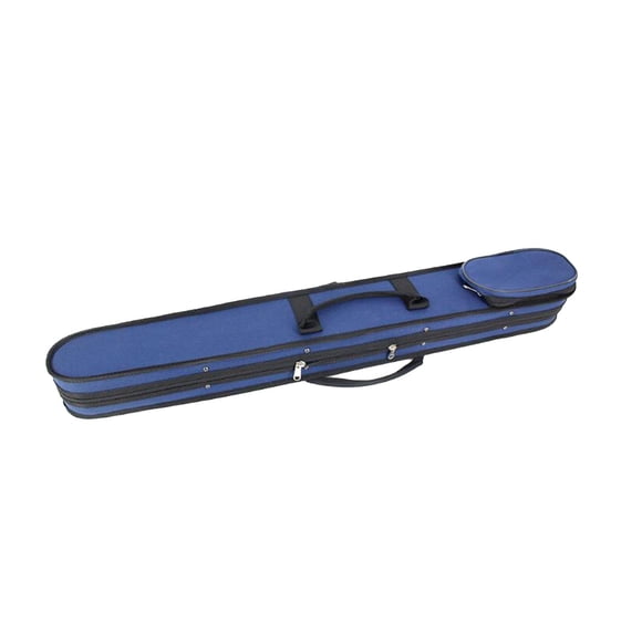 tamizeot Oxford Cloth Canvas Violin Viola Cello Bow Case With Strap Bow Bag Waterproof Oxford Gift Option For Music Lovers Blue 84x10x7cm