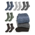 thumbnail image 2 of BadPiggies 5 Pairs Merino Wool Thermal Socks for Men, Ultra-Thick Wool Hiking Socks Winter Warm Breathable Crew Socks, 2 of 8