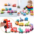 thumbnail image 2 of BESTSKY 2026 New Wooden Dinosaur Train Set for Toddlers-Dinosaur Toys and Number Train,Perfect for Toddler Activities,Birthdays,And Educational Gifts for Boys Aged 3-5, 2 of 7