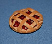 Miniature Dollhouse Cherry Pie 1:12 Scale New 
