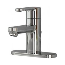 American Standard 2011101.002 Pine Monoblock Single Hole Bathroom Faucet, Chrome