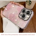 Compatible with iPhone 13 for Women/Girls, Glitter Bling Gradient Pink