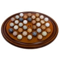 thumbnail image 1 of Juego de mesa solitario Arolly Wood acabado con 36 bolas naturales, 1 of 6