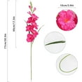 thumbnail image 2 of Gladiolus Artificial Flowers Bulk 3.3in Gladiolus Flowers Silk Gladiolus Flowers with Stems Artificial Gladiolus Flowers Faux Gladiolus for Home Wedding Office Decoration(Hot Pink), 2 of 5