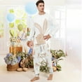 thumbnail image 3 of Onlypjs Easter Family Matching Pajamas Set Bunny Print – Soft Long Sleeve Sleepwear for Men and Women, Cozy Loungewear, 3 of 5