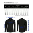 thumbnail image 2 of Men's Christmas Shirts Button, Ugly X-Mas Christmas Vacation Long Sleeve Shirts, Black 32#, S, 2 of 8