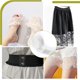 thumbnail image 5 of Banda elástica de 5 cm de ancho con volantes, color blanco, para costura de prendas, accesorios de costura, lazo para las orejas, 5,4 yardas, 5 of 5