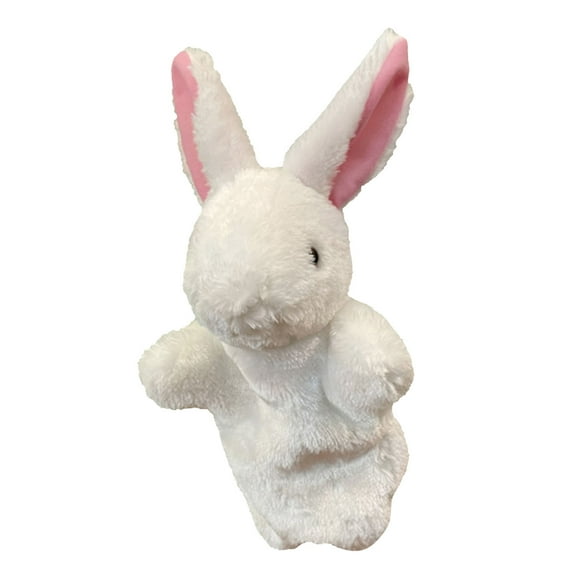 Conejito de Pascua Juguete Marioneta de Mano Muñeco de Animal Suave e Interactivo para Niños