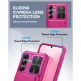 thumbnail image 4 of Funda ATATOO Wallet con tarjetero para Samsung S25, color rosa, 4 of 6