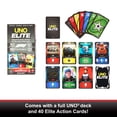 thumbnail image 3 of UNO Elite Formula 1 2025 Core Edition Starter Pack Card Game with 4 Game Booster Packs & 2 Promo Cards, 3 of 6