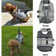 thumbnail image 2 of Brillar Chaleco salvavidas para mascotas Chaleco reflectante de seguridad para perros Chaleco salvavidas para perros de tamaño ajustable para nadar, surfear, navegar, cazar (L, chaleco salva, 2 of 5