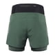 thumbnail image 3 of Culottes ciclismo Pantalones cortos para correr 2 en 1 para hombre, pantalones cortos atléticos de c Arsuxeo  Culottes ciclismo, 3 of 7