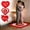 3Pcs Valentine's Day Carpet Under $5 A1, variant on Valentine's Day Carpet, Yrmaups Heart Shaped Bathroom Rug, Soft Small Floor Mat for Bedroom, Non-Slip Kitchen Carpet, Romantic Home Decor, Washable Door Mat, Gift for Couples, Pet-Friendly Rug