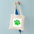 thumbnail image 4 of CafePress - Green Paw Print Tote Bag - Unisex Canvas Tote Bag, Beige, 1-Piece, 4 of 6