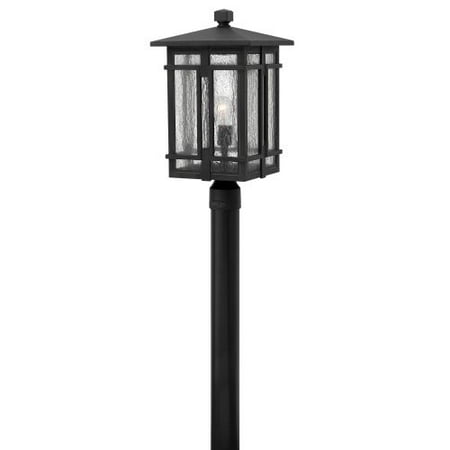 Hinkley Lighting 1961 Led 1 Light Outdoor Post With Clear Hinkley Lighting 1961 Led 1 Light Outdoor Post With Clear Seedy Glass Shade