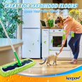 thumbnail image 4 of KEEPOW Reusable Mop Pad for Sweeper XL, 6 Pack Washable Microfiber Mop Pad Refills for Surface/Hardwood Floor Cleaning, for Dry Sweeping/Wet Mopping, 4 of 8