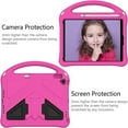 thumbnail image 4 of Allytechgroup Kids Case for iPad 9th/8th/7th Generation iPad 10.2 inch 2021/2020/2019 with Kickstand/Handle Stand/Pencil Holder [Screen Protector] Shockproof Cover for Boy Girl Children, Rose, 4 of 7
