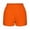 Orange, variant on Pntutb Womens Casual Summer Elastic Waist Sports Loose Solid Short Pants Orange M