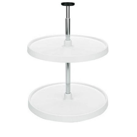 18' Full Circle Lazy Susan - Rev A Shelf Rs3072.18.11.52 18 In. Full Circle Value Line 2 Shelf Corner Lazy Susans - White