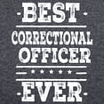 thumbnail image 3 of CafePress - Best Correctional Officer Ever - Men's Long Sleeve Charcoal Pajama Set, 3 of 7