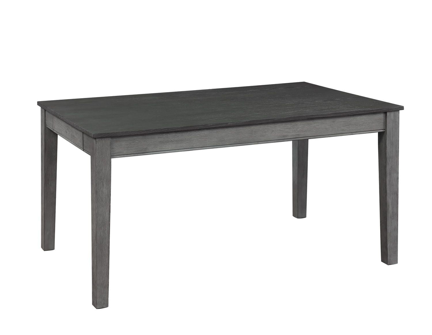 Topline Home Furnishings Dining Table with Drawers Grey