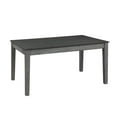 thumbnail image 4 of Topline Home Furnishings Table de salle à manger avec deux tiroirs gris, 4 of 5